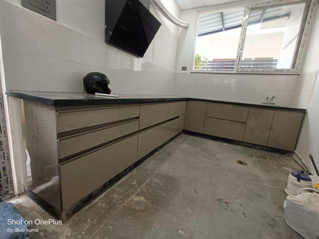 stainless steel kitchen