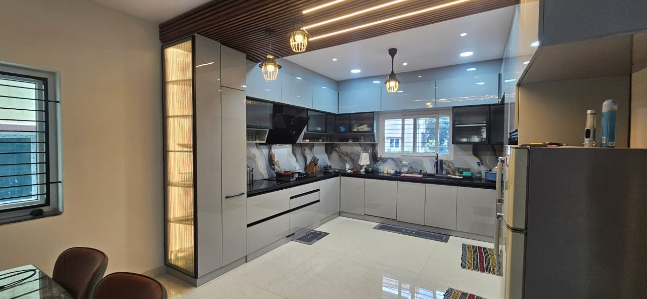 Steel Interiors Hyderabad completed modular kitchen installation