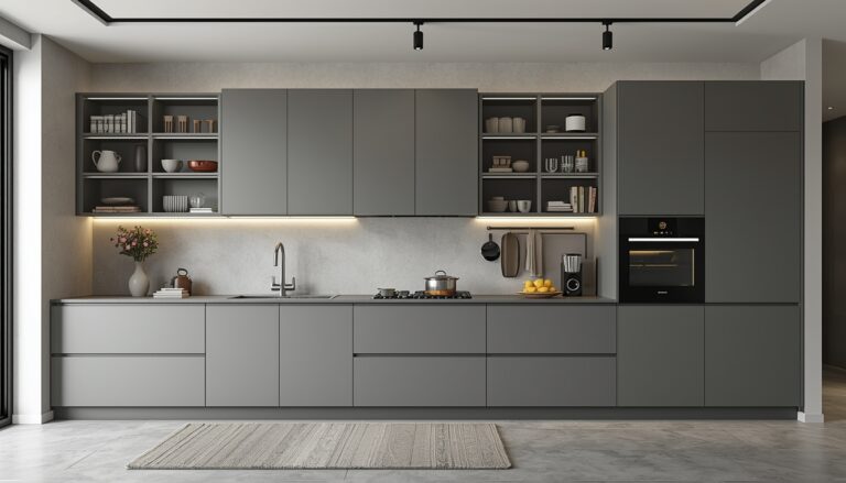 stainless steel modular kitchen
