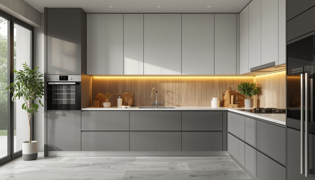 Interior colour combinations for modern kitchen and home interiors in Hyderabad