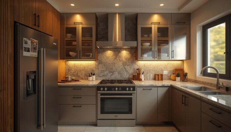 steel kitchen maintenance stainless steel modular kitchen India Metal More Interiors