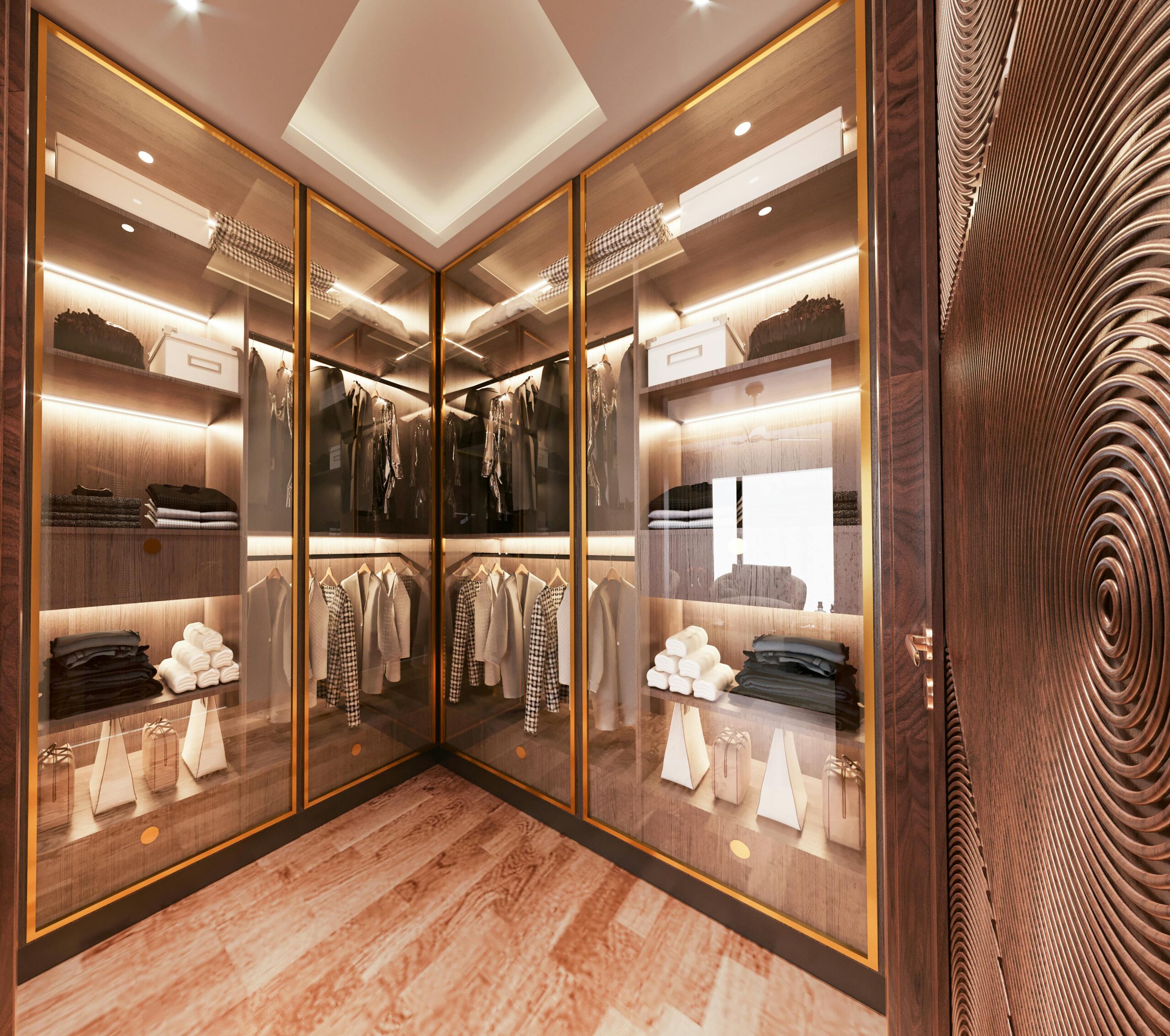 Aluminium glass wardrobe Kukatpally