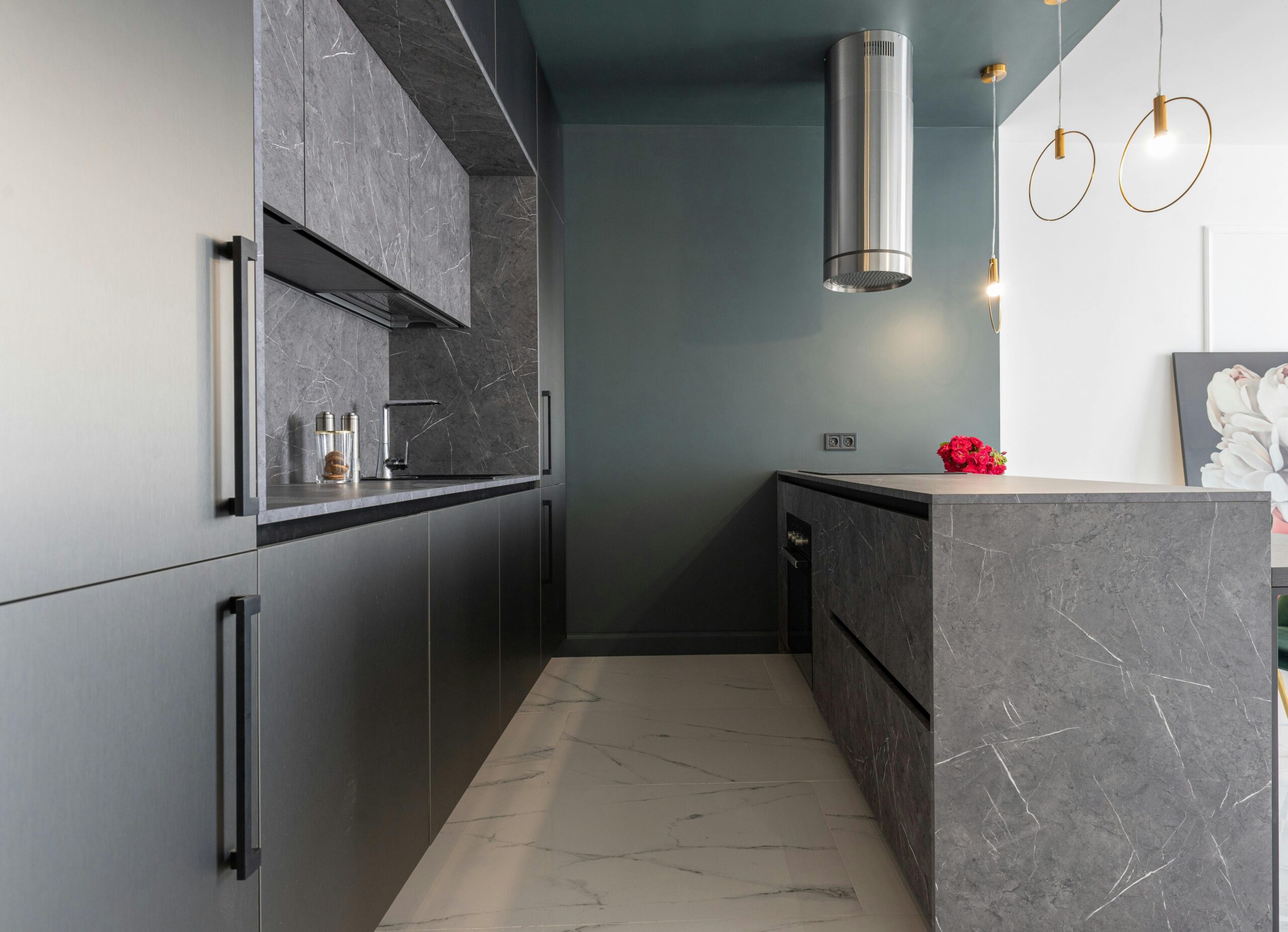 Parallel aluminium modular kitchen, Metal & More Interiors Hyderabad