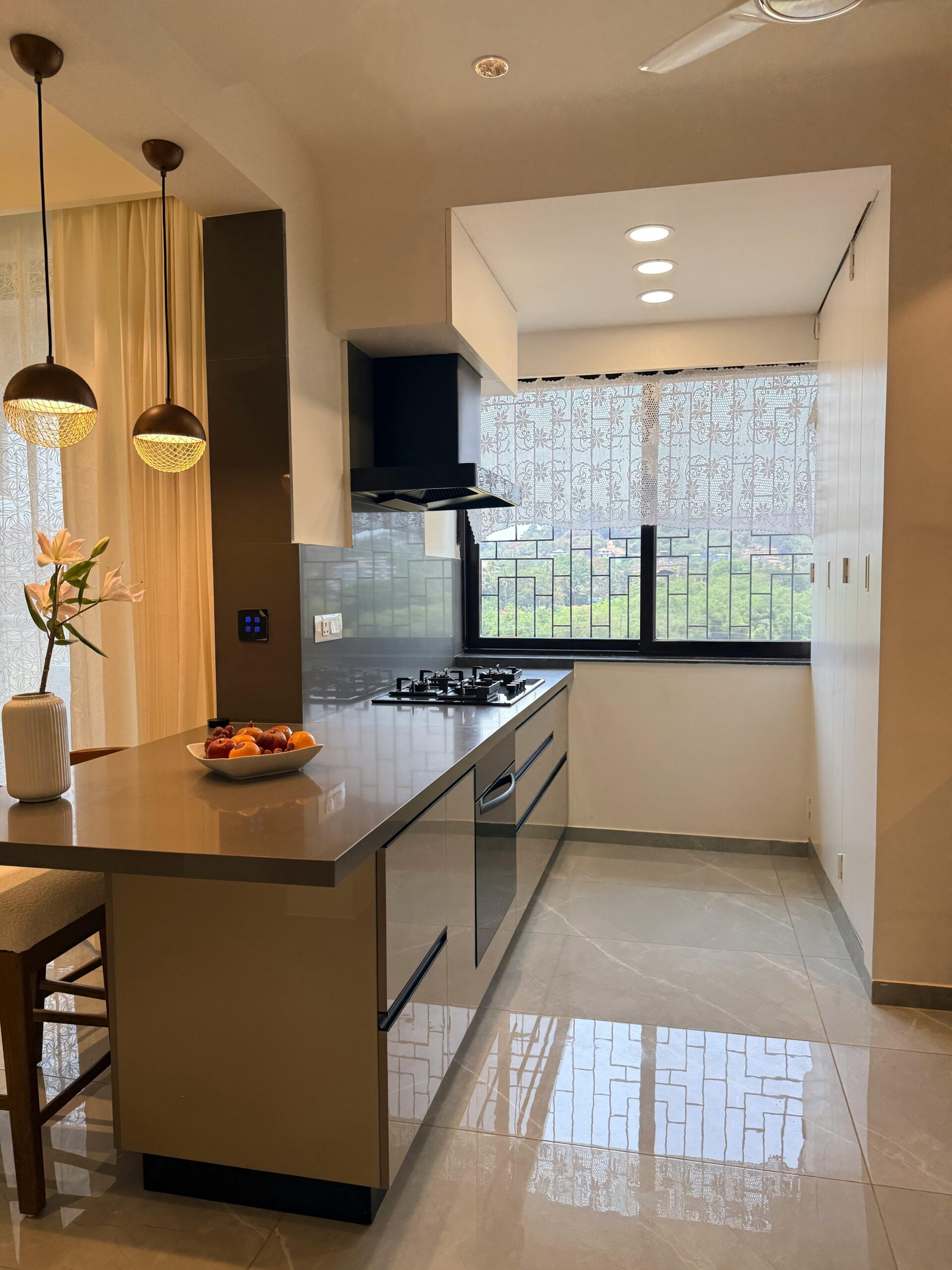 Straight steel modular kitchen Kukatpally