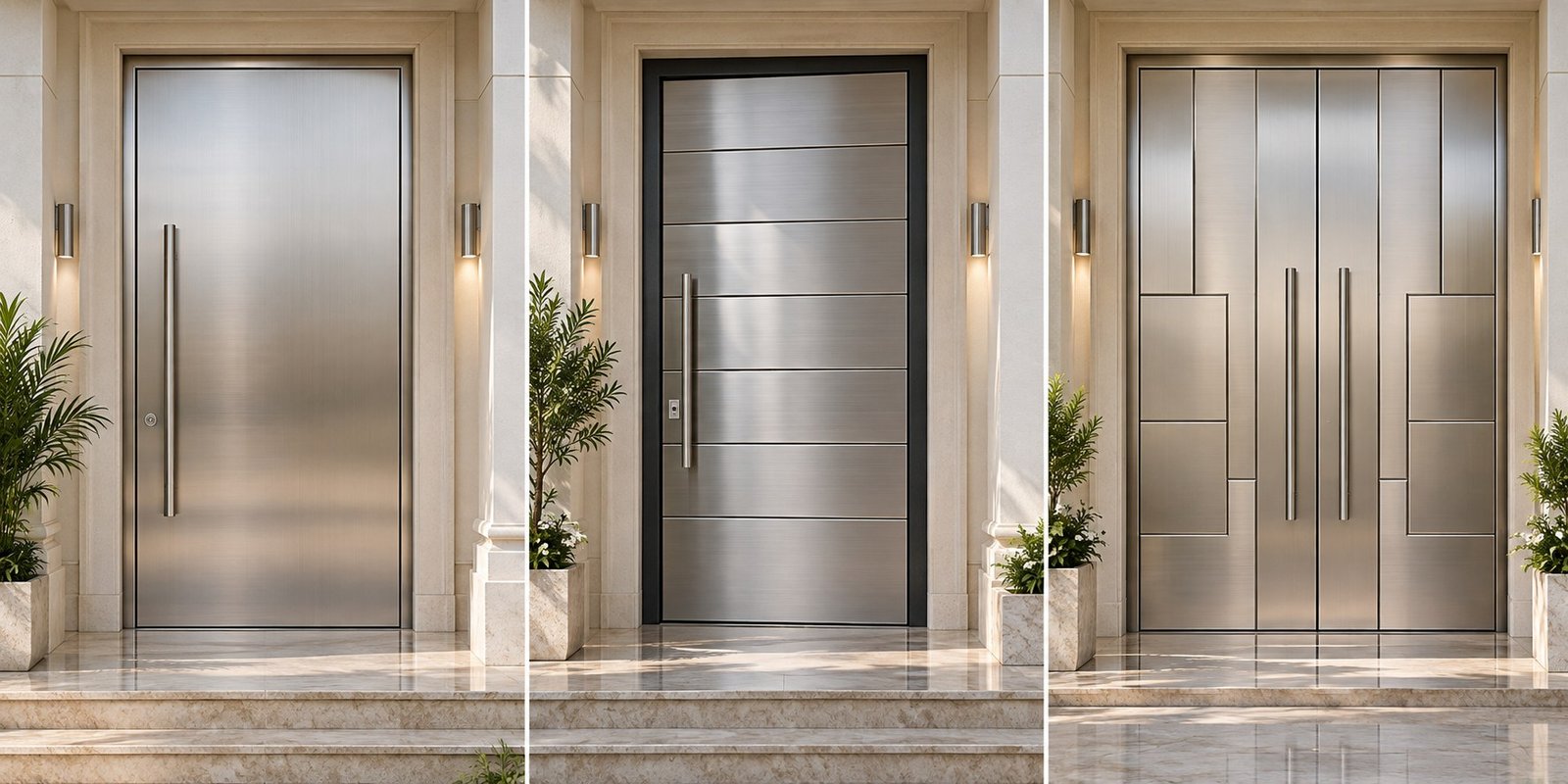 Stainless Steel Doors in Hyderabad by Metal & More