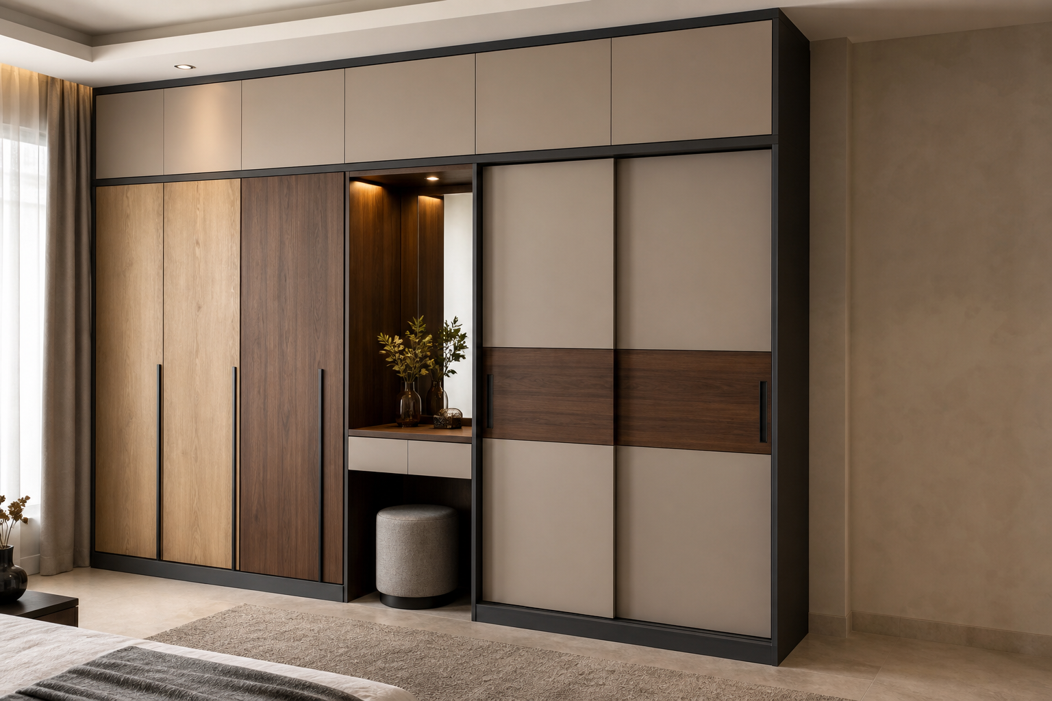 Metal interior colour and finish selection