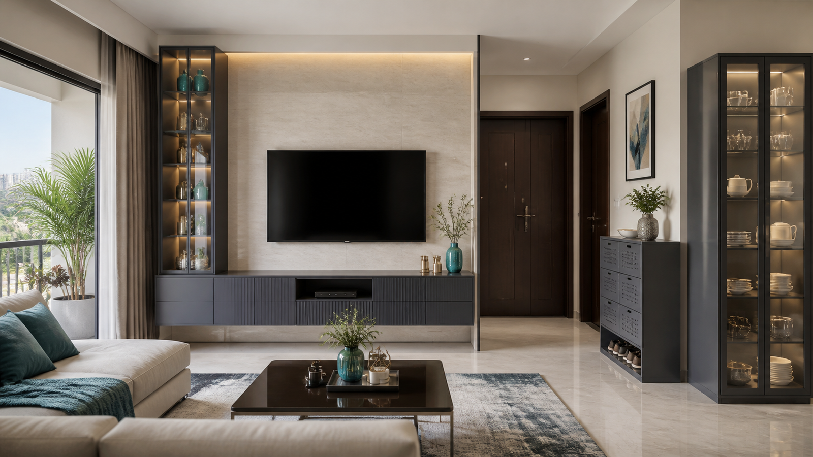 L-Shaped Modular Kitchens in Hyderabad planning reference 2