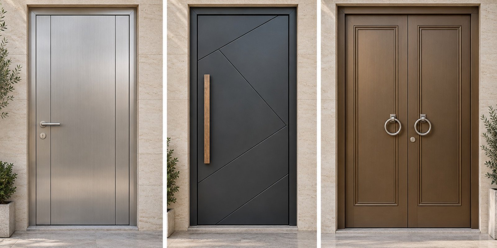 Stainless Steel Doors in Hyderabad door design and handle concepts