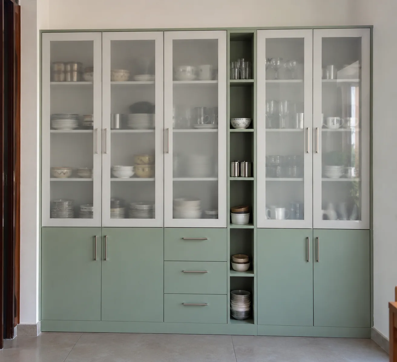 mint tall crockery design concept