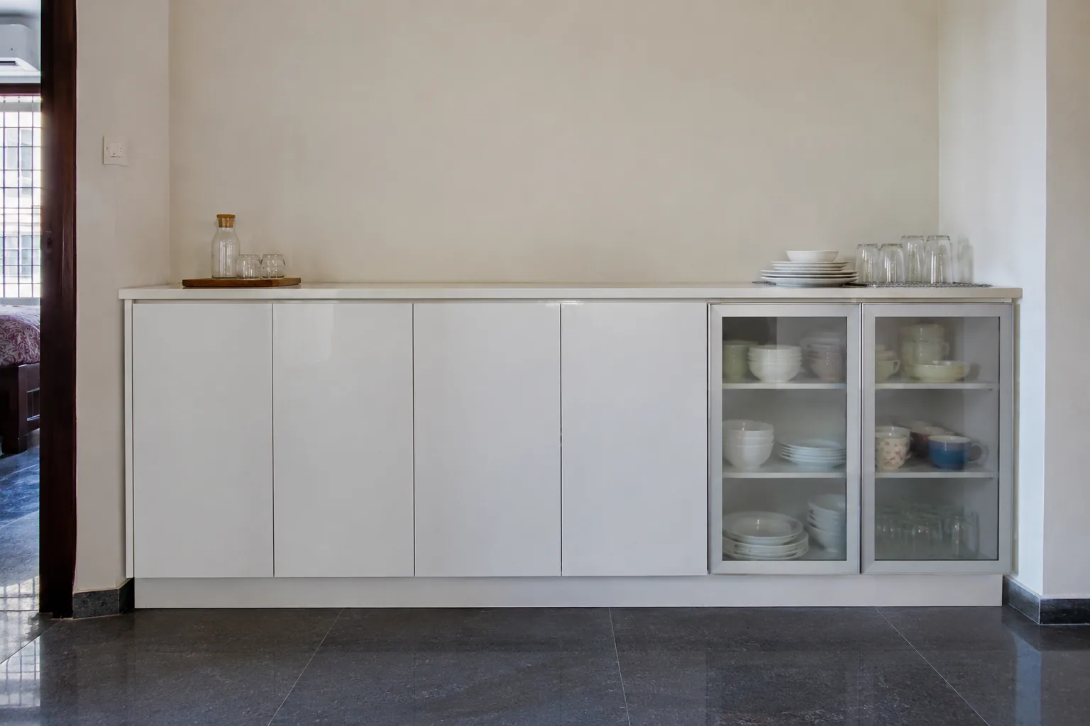 white serving crockery design concept