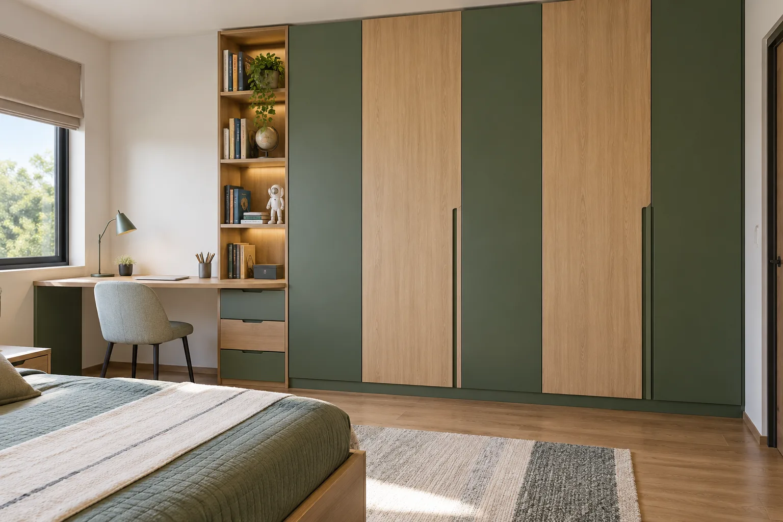 GI Asymmetric Laminate Slabs MM-CW039 Children Wardrobe concept
