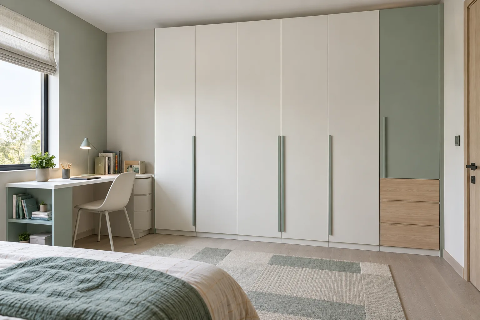 Aluminium Minimal Full Height MM-CW056 Children Wardrobe concept
