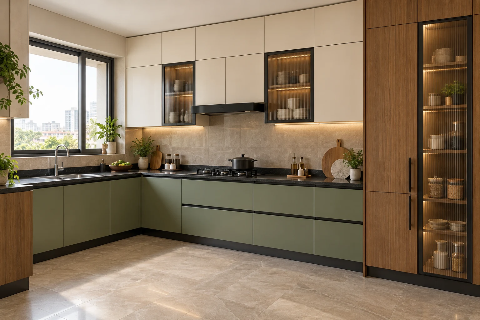 Kitchen design concept for Metal & More interiors