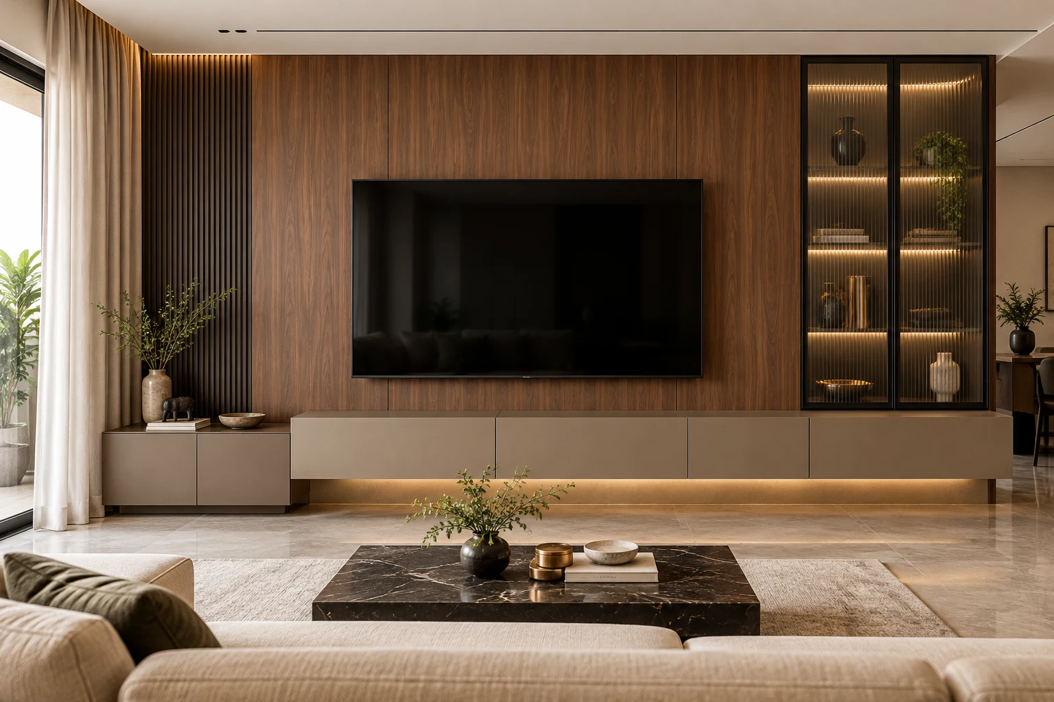 Tv design inspiration for metal interiors
