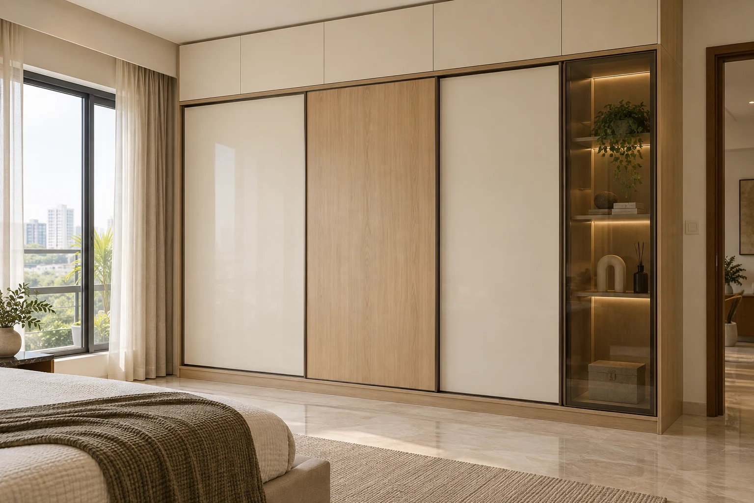 Wardrobe design inspiration for metal interiors