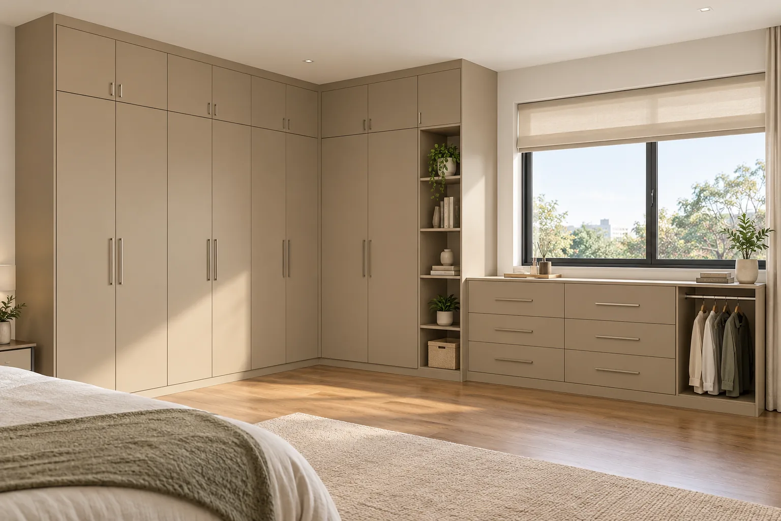 GI Sand Corner Dresser Wardrobe — concept render