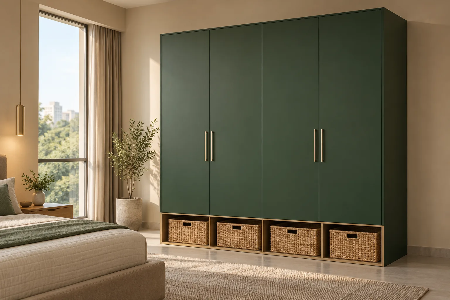 GI Green Basket Base Wardrobe — concept render