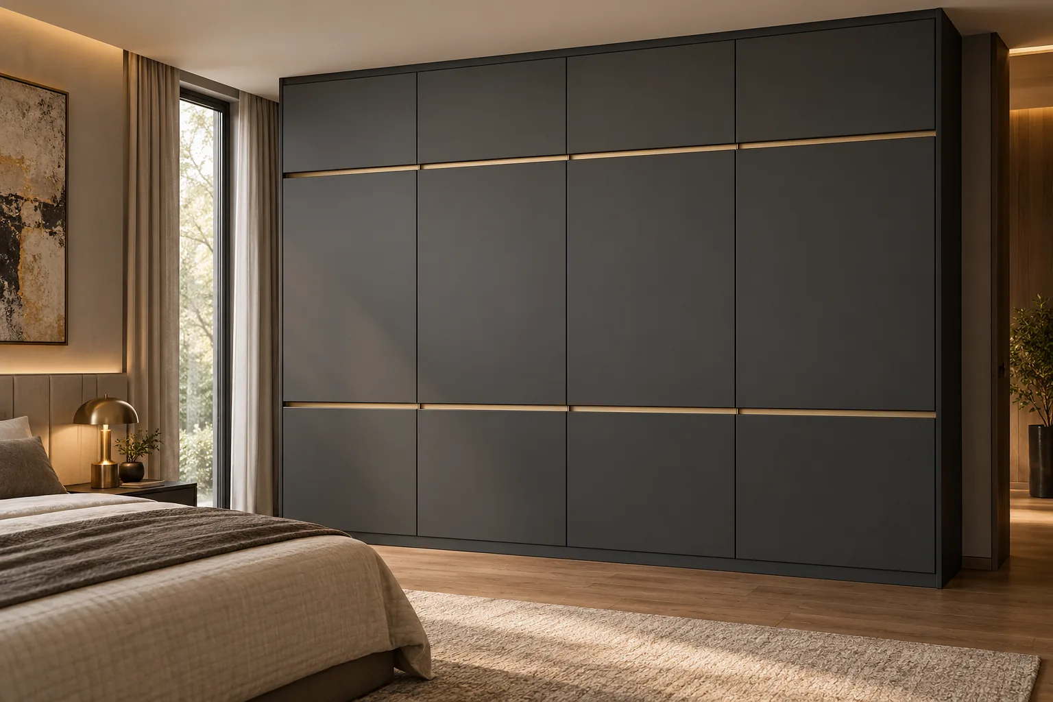 GI Graphite Grid Wardrobe — concept render
