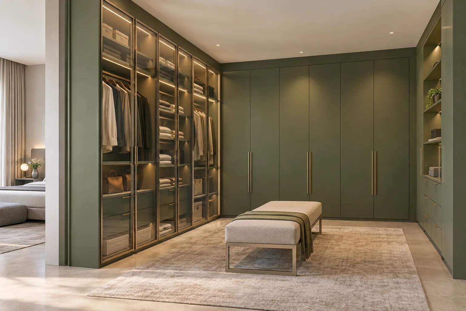 GI Olive Glass Dressing Wardrobe — concept render